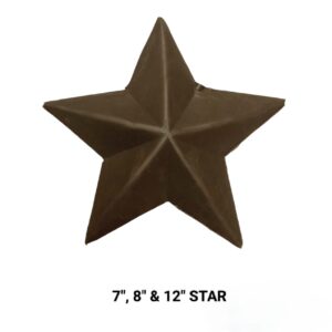 7",8"&12" Star