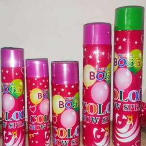Colour snow spray