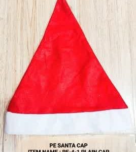 PE Santa Cap :Pe-4-1 Plain cap