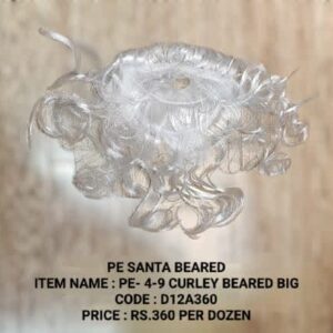 PE Santa Beared : Pe-4-9 Curley Beared Big