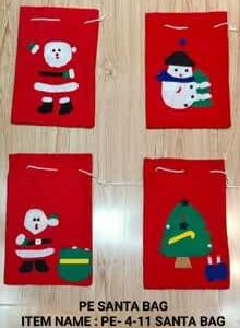 PE Santa Bag : Pe-4-11 Santa bag