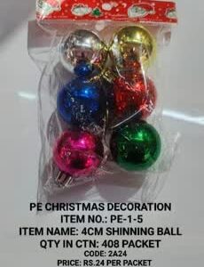 PE-1-5 4CM Shinning Ball 12x24
