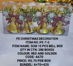 PE-7-5 5CM 10Pcs Bell box 6x70
