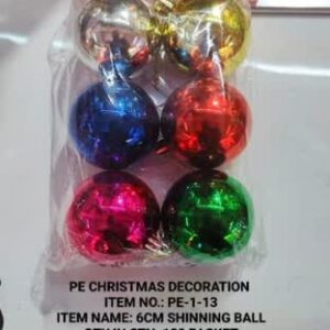 PE-1-13 6CM Shinning Ball 6x48