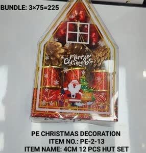 PE-2-13 4CM 12Pcs Hut set 3x75