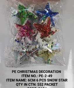 PE-2-49 6CM 6Pcs SnowStar 12x24