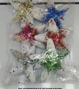 PE-2-51 10CM 6Pcs COLOUR SNOW STAR 6x66