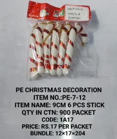 PE-7-12 9CM 6Pcs Stick 12x17