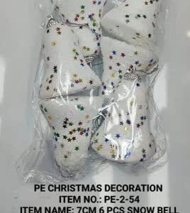 PE-2-54 7CM 6Pcs Cake Snowman 12x35