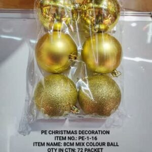PE-1-16 8CM Mix colour Ball 3x108