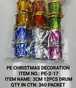 PE-2-17 3CM 12Pcs Drum 12x27