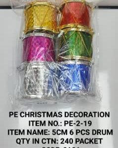 PE-2-19 5CM 6Pcs Drum 12x36