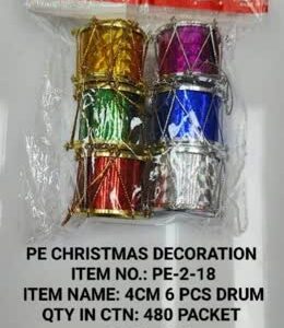 PE-2-18 4CM 6Pcs Drum12x20