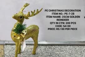 PE-7-28 25CM Golden Reindeer