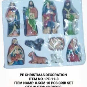 PE-11-3 8.5CM 10Pcs Crib Set