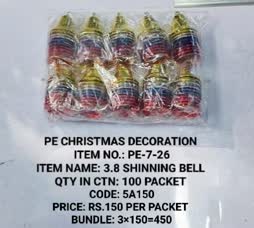 PE-7-26 3.8CM Shinning Bell 3x150