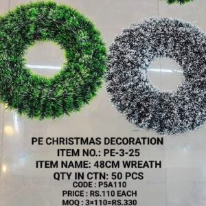 PE-3-24 38Cm Wreath