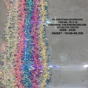 PE-3-18 7Cm Radium Garland 10X30