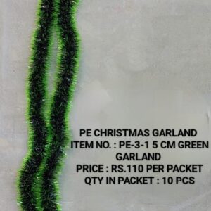 PE-3-1 5cm Green Garland