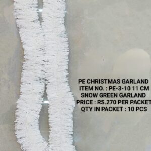 PE-3-10 11cm white Garland