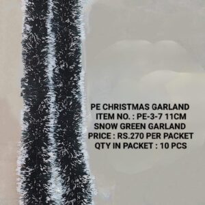 PE-3-7 11cm Green Garland
