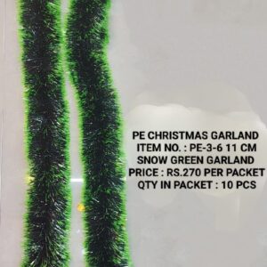 PE-3-6 11cm Green Garland