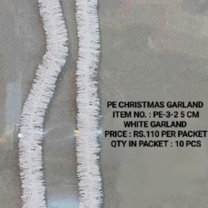 PE-3-2 5cm White Garland