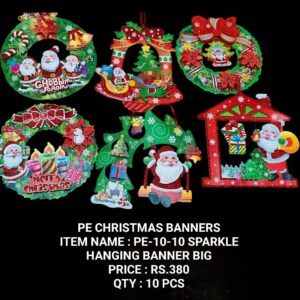 PE-10-10 Sparkle hanging Banner Big