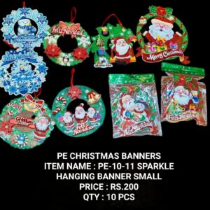 PE-10-11 Sparkle hanging Banner small