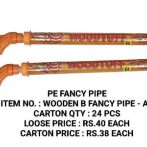 Wooden B Fancy Pipe -AT