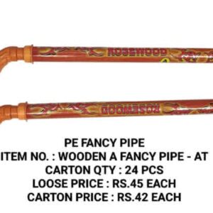 Wooden A Fancy Pipe -AT