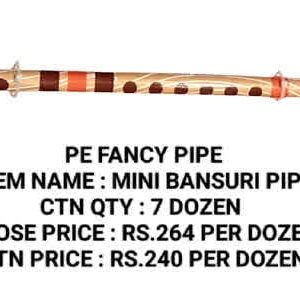 Fancy Water Pipe: Mini Bansuri Pipe