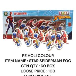 HOLI COLOR : STAR SPIDERMAN FOG