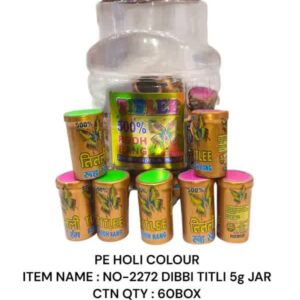 HOLI COLOR NO-2272 DIBBI TITLI 5g JAR