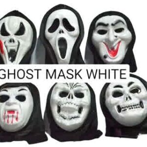 Mask & Wig : Ghost Mask White 15x12