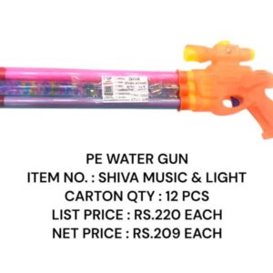 SHIVA MUSIC & LIGHT WATER GUN