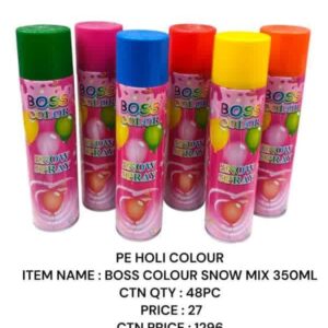 Holi Colour : Boss Colour Snow Mix 350 ML