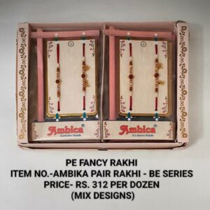 Ambika Pair Rakhi- Be Series