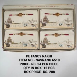 PE FANCY RAKHI Navrang 6510 Rs 24x12