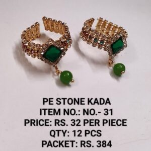 PE Stone Kada Item no -31 Rs 32 x 12