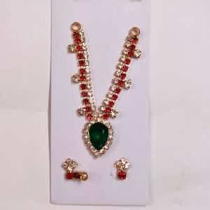PE Stone Mukut Mala set Item No-106 28 x 6