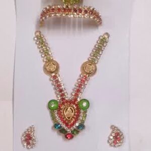 PE Stone Mukut Mala Set Item no - 102 70 x 6