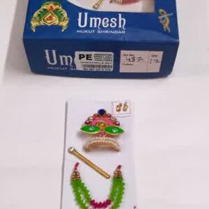 PE Stone Mukut Mala set Item No-487 24 x 12