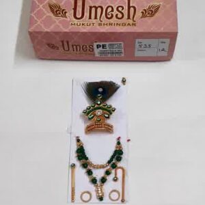 PE Stone Mukut Mala set Item No-535 45 x 12