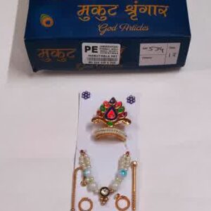 PE Stone Mukut Mala set Item No-534 28 x 12