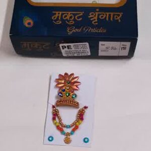 PE Stone Mukut Mala set Item No-540 13 x 18