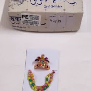 PE Stone Mukut Mala set Item No- 472 17 x 18