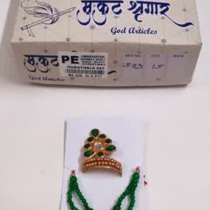 PE Stone Mukut Mala set Item No-529 17 x 15