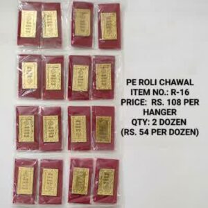PE Roli chawal & Soan Item no- R-16 Rs 54x2