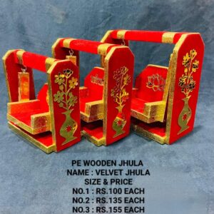 Wooden Velvet Jhula No.1